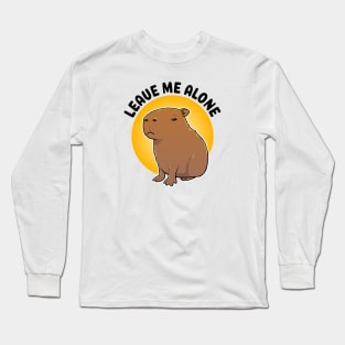 Leave me alone Capybara Long Sleeve T-Shirt